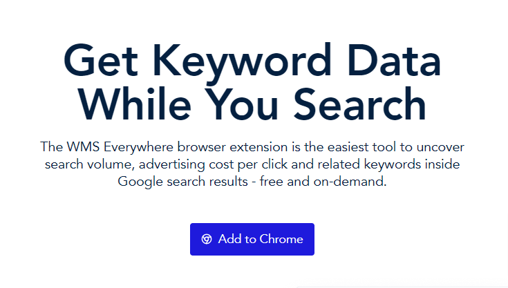 Whatsmyserp keyword research chrome extensions